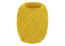 Innspiro Rafia de papel color amarillo 4mm x 30m