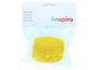 Innspiro Rafia de papel color amarillo 4mm x 30m