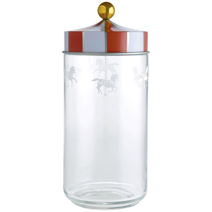 Alessi Bote Hermético Circus de Vidrio 150 cl Alessi Bote Hermético Circus de Vidrio 150 cl