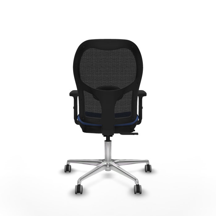 PIQUERAS Y CRESPO Silla de oficina Jorquera con mecanismo Sincro/Traslack, Azul marino y Negro PIQUERAS Y CRESPO Silla de oficina Jorquera con mecanismo Sincro/Traslack, Azul marino y Negro
