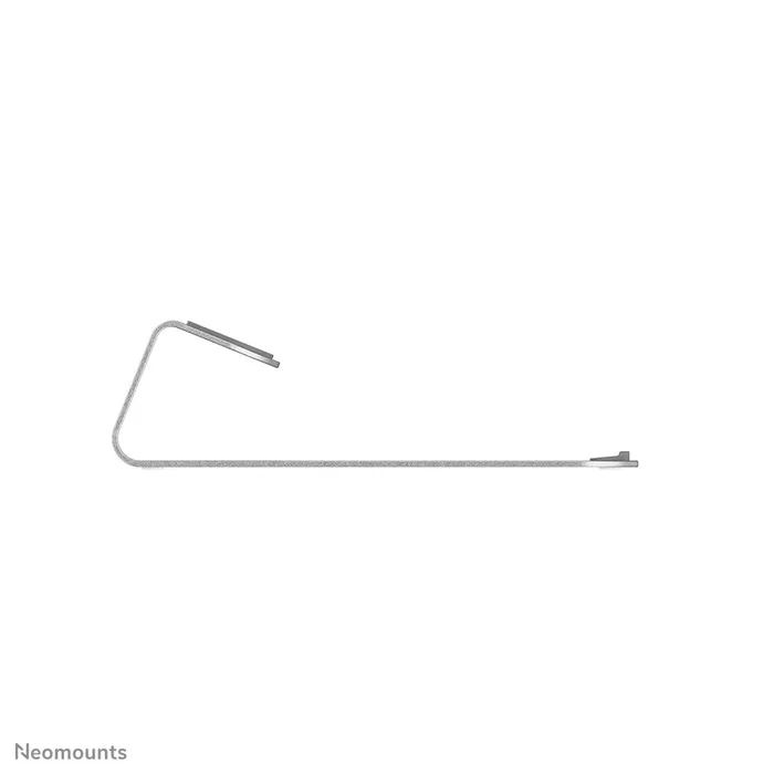 Neomounts NSLS025 Soporte Ergonómico para Portátil de Aluminio Plata, Ajustable, Compatible 10"-17" (43.2 cm) y MacBook, Para Escritorio, Cable Management