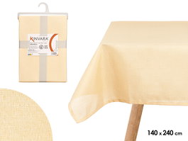 Kinvara Mantel Poliester Beige 140x240 cm (Set de 12)