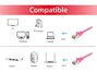 Equip Latiguillo de Red Cat6 S/FTP 1m Rosa RJ-45