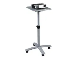 Nobo Mesa para Videoproyector 1900790 Regulable en Altura de Acero Plateado