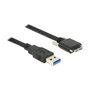 DeLOCK Cable USB 5 Gbps Tipo-A a Micro-B con tornillos, 3 m