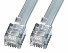 Lindy Cable RJ-12 6/6 1:1 5m Gris