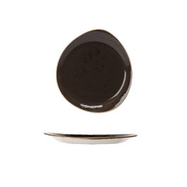 Steelite Plato Llano Freestyle Craft Gris 25 cm - Vitro Porcelana (Set de 12)