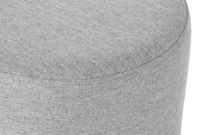 DKD Home Decor Reposapiés de Poliéster Gris y Plateado 35x35x42 cm