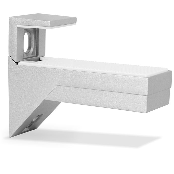 ITALIANA FERRAMENTA Soporte Estante Mural Kalabrone Maxi R9006 para Madera 2 Unidades Zamak Carga 25 kg RAL 9006