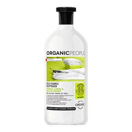 ORGANIC PEOPLE Suavizante Ropa Citron-Sicilian Orange 1Lt. Eco, Suavizante Antiestático para un Tacto Suave y Aroma Cítrico Fresco