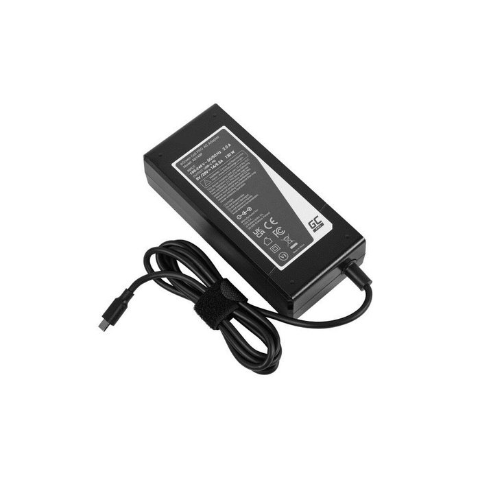 Green Cell Cargador PRO USB-C 130W AD140P Negro Green Cell Cargador PRO USB-C 130W AD140P Negro