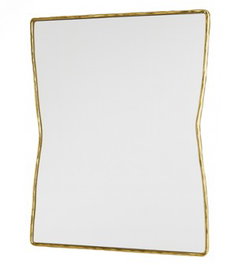 DKD Home Decor Espejo Glam Dorado 2.5 x 100 x 70 cm