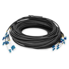 Digitus Cable de fibra óptica Breakout Universal OS2, 12 fibras, LC/UPC - LC/UPC, 150 m