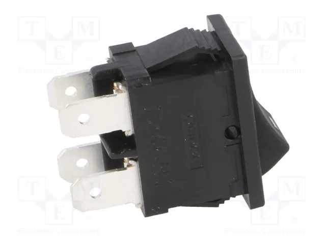 Aratas (Formerly Omron Components) Interruptor Rocker DPST ON-OFF Negro Aratas (Formerly Omron Components) Interruptor Rocker DPST ON-OFF Negro