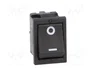 Aratas (Formerly Omron Components) Interruptor Rocker DPST ON-OFF Negro