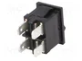 Aratas (Formerly Omron Components) Interruptor Rocker DPST ON-OFF Negro