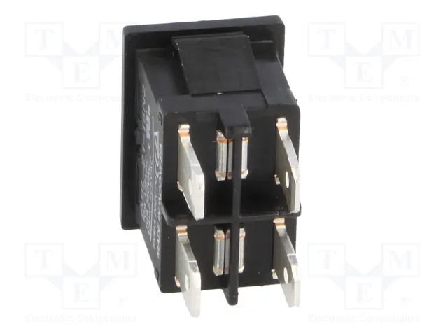 Aratas (Formerly Omron Components) Interruptor Rocker DPST ON-OFF Negro Aratas (Formerly Omron Components) Interruptor Rocker DPST ON-OFF Negro