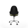 PIQUERAS Y CRESPO Silla de oficina Aýna Verde oliva con Base cromada