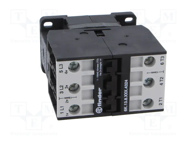FINDER Contactor 3-polar 24VAC 24A Serie 6K