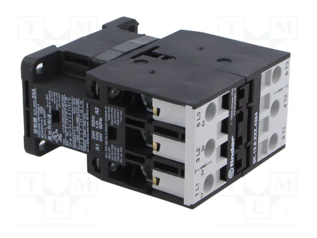 FINDER Contactor 3-polar 24VAC 24A Serie 6K