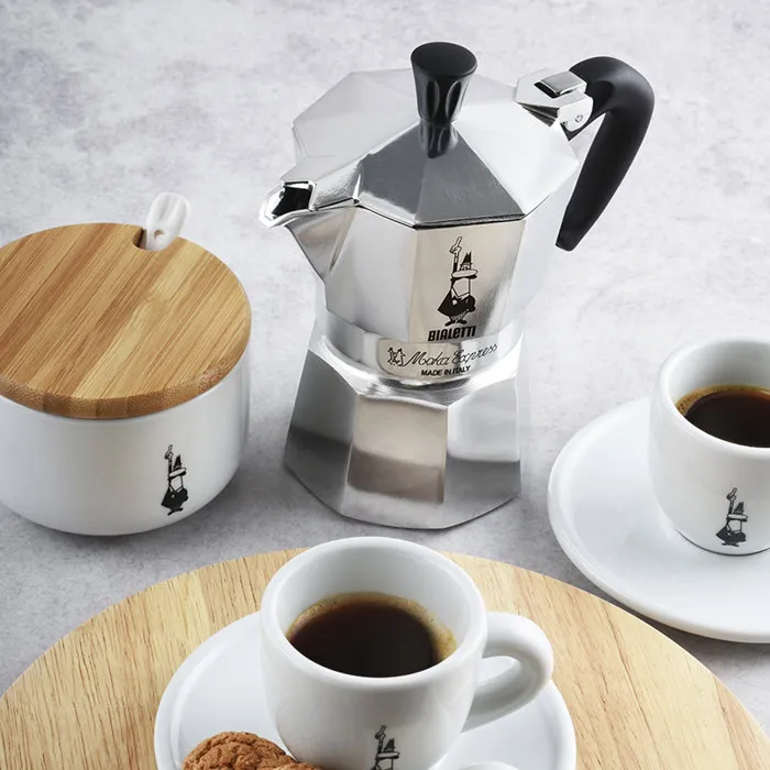 Bialetti - Cafetera Italiana La Mokina para 1 taza (40 ml), Acero Inoxidable, Apta para todos los fuegos excepto inducción - Referencia AUC8006363011617
