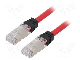 PANDUIT Patch cord S/FTP Cat 6a 2m rojo