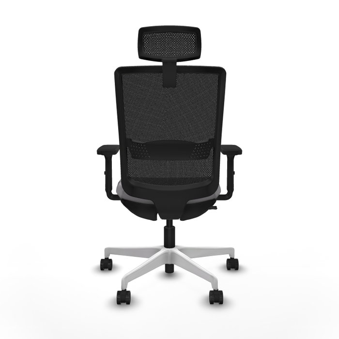 PIQUERAS Y CRESPO Silla de oficina Haches Gris y Negro