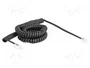 DeLOCK 88481 Cable telefónico en espiral RJ11 a RJ45, 5 m, Negro