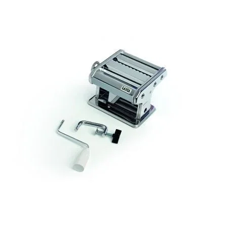 MAQUINA MANUAL PARA HACER PASTA LAICA PM0500 - ANCHO MÁXIMO 150MM - POMO REGULADOR 7 POSICIONES - CUERPO DE ACERO - RODILLOS DE ALUMINIO MAQUINA MANUAL PARA HACER PASTA LAICA PM0500 - ANCHO MÁXIMO 150MM - POMO REGULADOR 7 POSICIONES - CUERPO DE ACERO - RODILLOS DE ALUMINIO