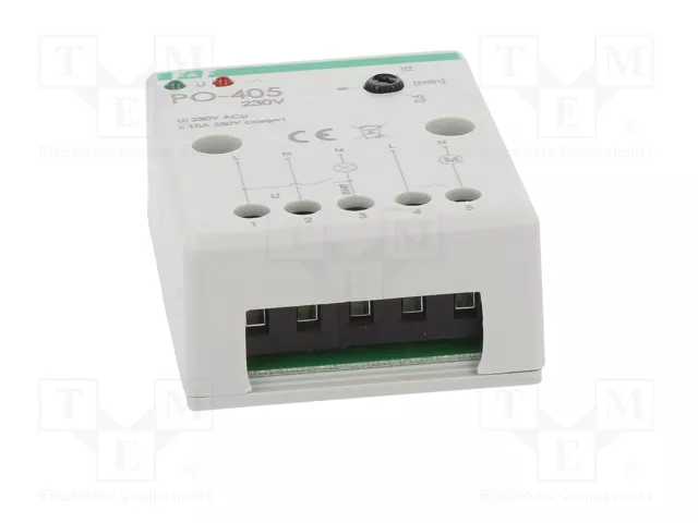 F&F Relé de tiempo 1÷15min 10A 230VAC NO
