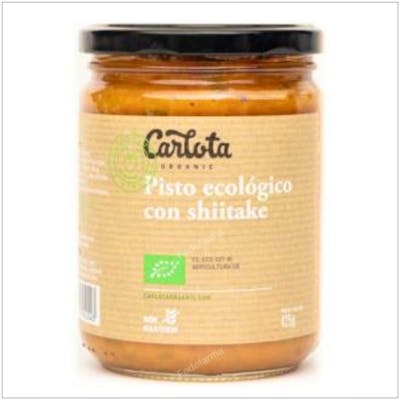 CARLOTA ORGANIC Pisto con shiitake ECO SG VEGAN 425g CARLOTA ORGANIC Pisto con shiitake ECO SG VEGAN 425g