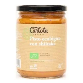 CARLOTA ORGANIC Pisto con Shiitake 425Gr. Eco Vegano con Aceite de Oliva Virgen Extra