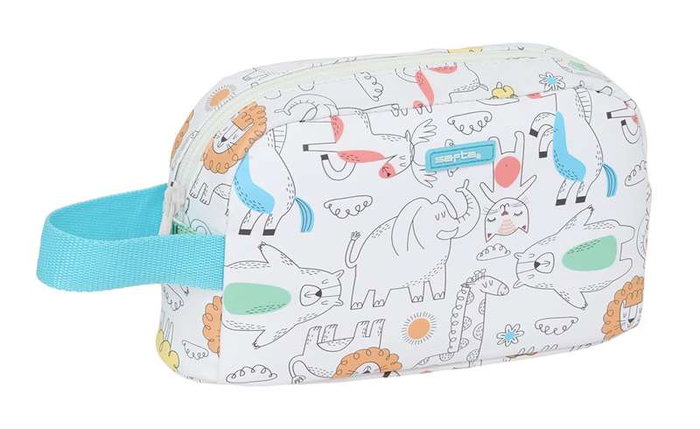 Portameriendas Térmico Safta Zoo Beige 21,5 x 12 x 6,5 cm