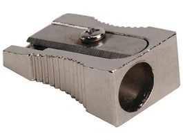 Q-connect Sacapuntas Metálico 1 Uso Cuña Cuerpo Aluminio Robusto