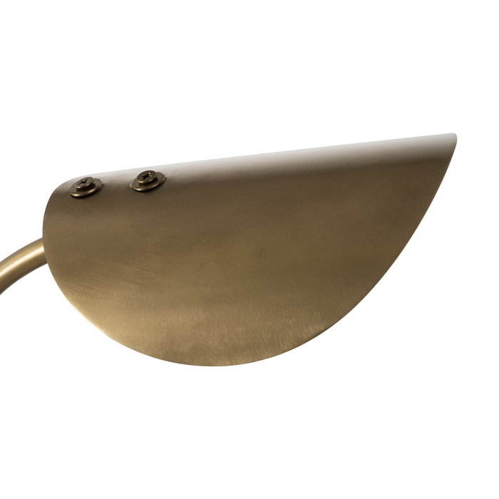 Lámpara Mesa Oro Metal Iluminación 34 X 20 X 65 cm