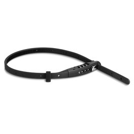 Navilock Universal Sicherungskabelbinder con candado de combinación negro, 410 x 10 mm