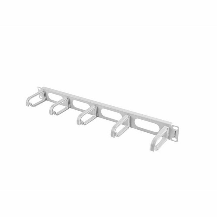 Lanberg Organizador de cables 1U tipo B 19 pulg gris