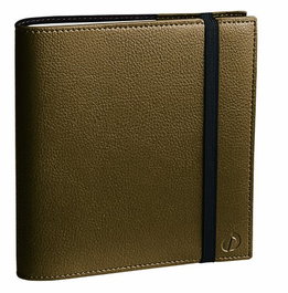 Quo Vadis Agenda Anual Time&Life Medium Kaki Metalizado