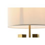 DKD Home Decor Lámpara de Sobremesa en Hierro y Acrílico Dorado