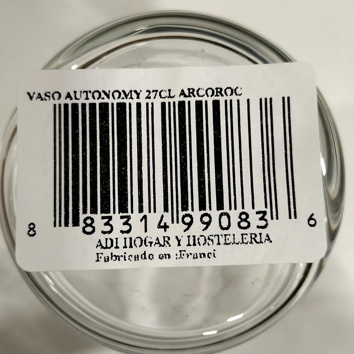 Arcoroc Vaso bajo Autonomy de 27 cl transparente