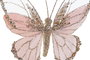 DKD Home Decor Colgante de Mariposa Multicolor en Poliéster