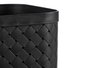 Pincello Papelera Cuadrada Negra 19 x 26 x 19 cm (Set de 12)