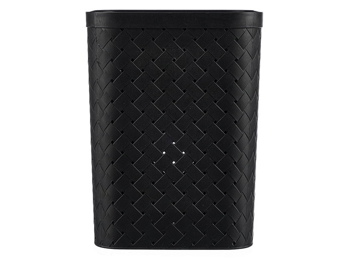 Pincello Papelera Cuadrada Negra 19 x 26 x 19 cm (Set de 12)