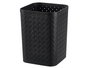 Pincello Papelera Cuadrada Negra 19 x 26 x 19 cm (Set de 12)