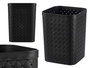 Pincello Papelera Cuadrada Negra 19 x 26 x 19 cm (Set de 12)