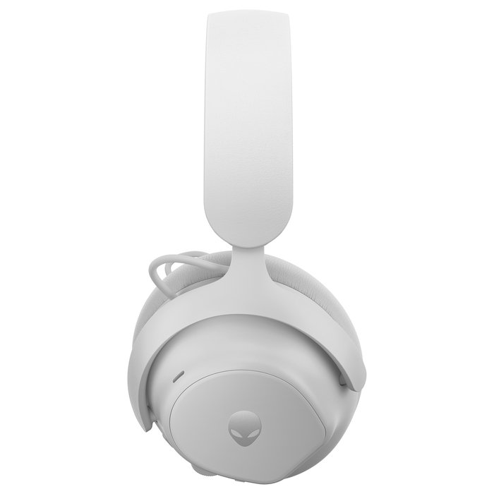 Alienware Auriculares Gaming Inalámbricos PRO-HS-G-DEAM con Cancelación Activa de Ruido (ANC), 75h Batería, Blanco Negro, para PC