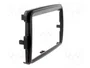 PER.PIC. Bastidor de montaje de radio para Dacia, 2 DIN, negro