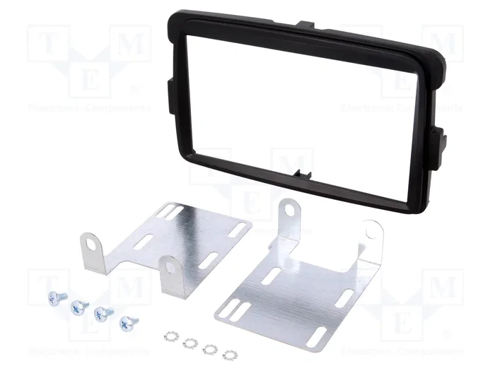 PER.PIC. Bastidor de montaje de radio para Dacia, 2 DIN, negro PER.PIC. Bastidor de montaje de radio para Dacia, 2 DIN, negro