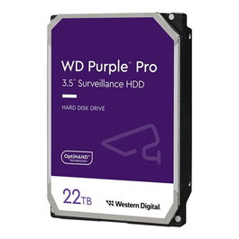 Western Digital WD Purple Pro Disco Duro Interno 22TB 3.5" SATA 6Gb/s 7200 RPM 512MB Cache CMR AllFrame AI OptiNAND