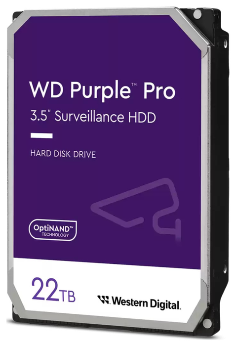 Western Digital Purple Pro 22 TB 3.5 SATA III 7200 RPM 512 MB Western Digital Purple Pro 22 TB 3.5 SATA III 7200 RPM 512 MB